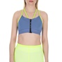 NIKE-Γυναικείο αθλητικό μπουστάκι Nike Zip Indy Women's Light Su μπλε κίτρινο