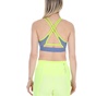 NIKE-Γυναικείο αθλητικό μπουστάκι Nike Zip Indy Women's Light Su μπλε κίτρινο