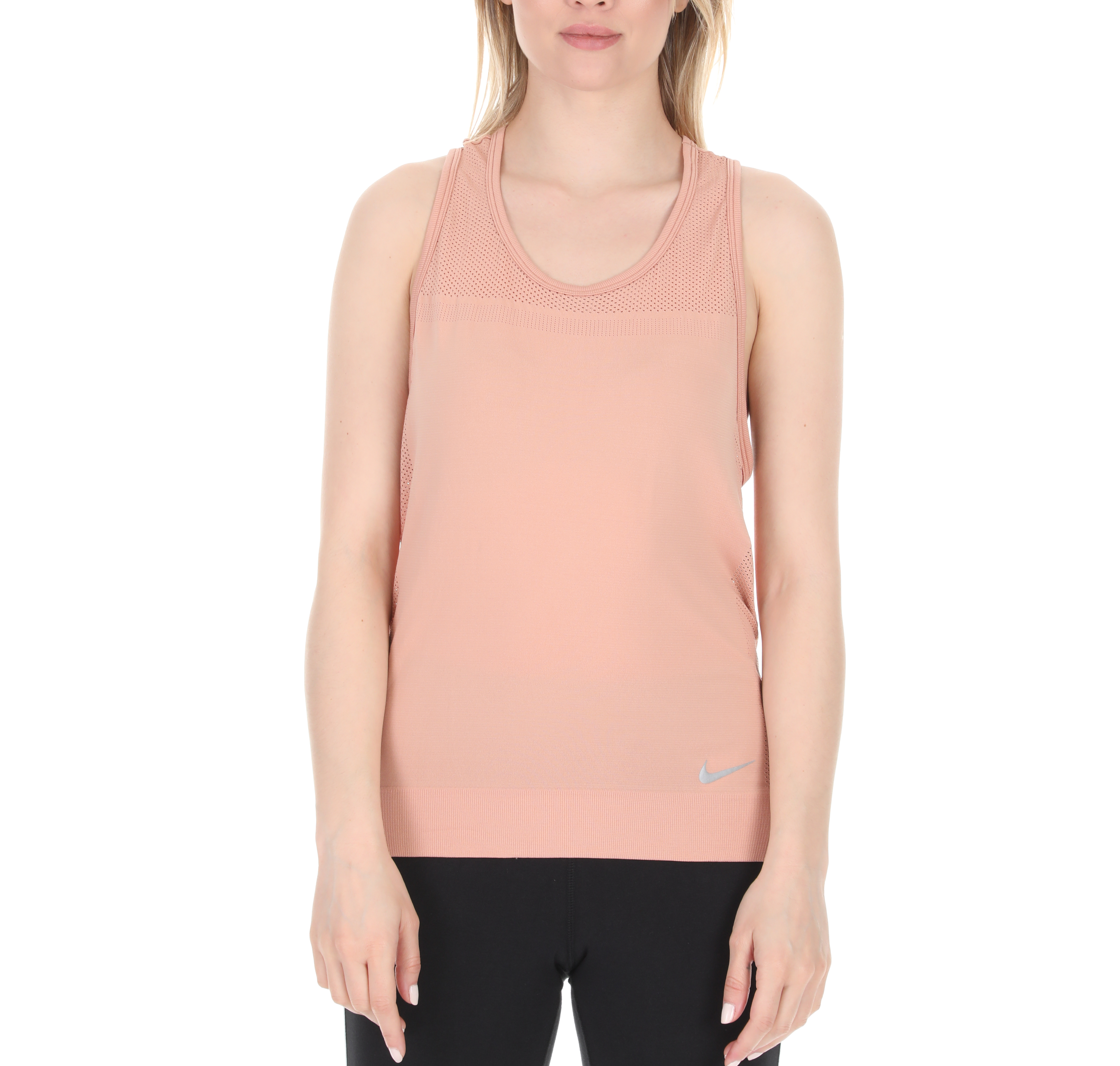 NIKE - Γυναικείο φανελάκι NIKE INFINITE ροζ Γυναικεία/Ρούχα/Αθλητικά/T-shirt-Τοπ