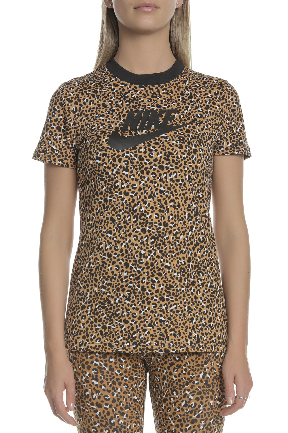 Γυναικεία/Ρούχα/Αθλητικά/T-shirt-Τοπ NIKE - Γυναικείο t-shirt NIKE NSW καφέ μαύρο