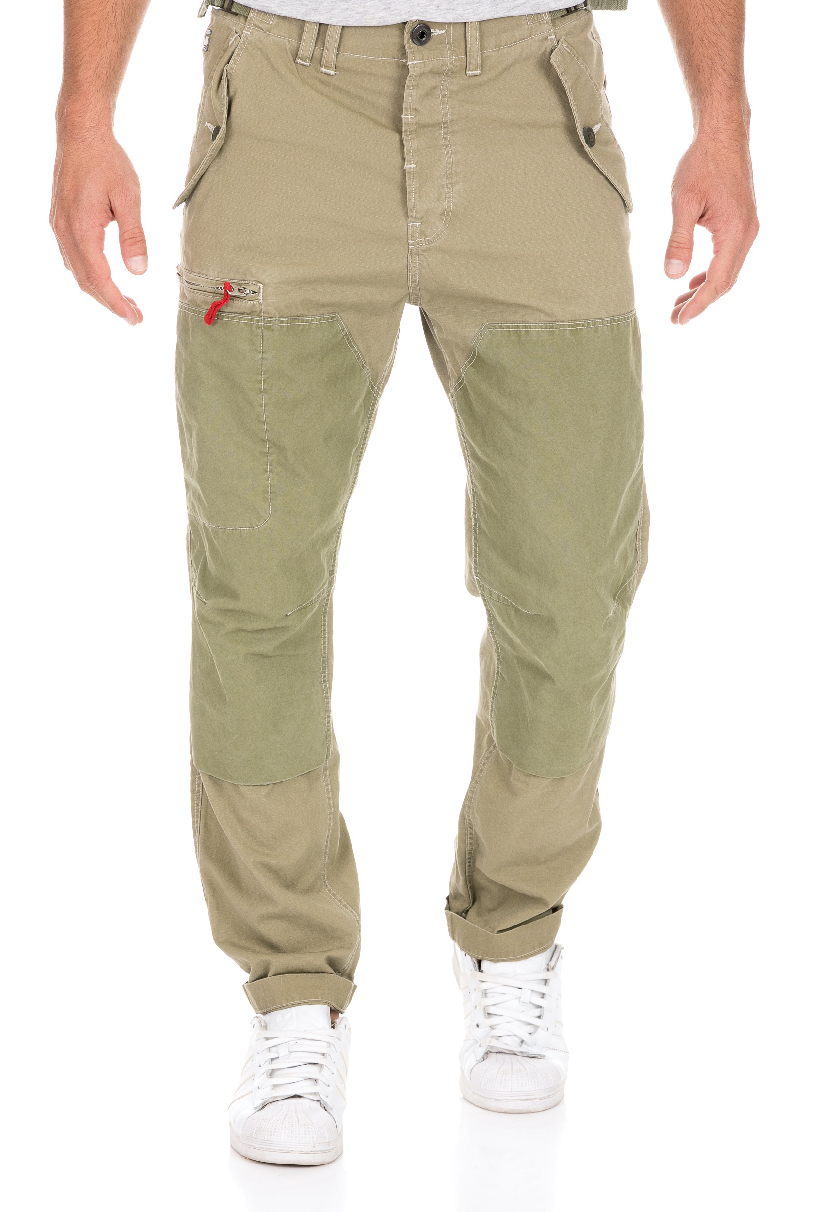 Ανδρικά/Ρούχα/Παντελόνια/Cargo G-STAR - Ανδρικό παντελόνι G-STAR TORBIN χακί