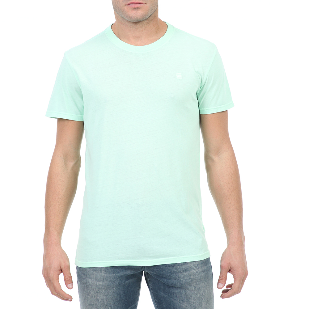 G-STAR RAW - Ανδρική μπλούζα G-STAR RAW RECYCLED DYE R T πράσινη Ανδρικά/Ρούχα/Μπλούζες/Κοντομάνικες
