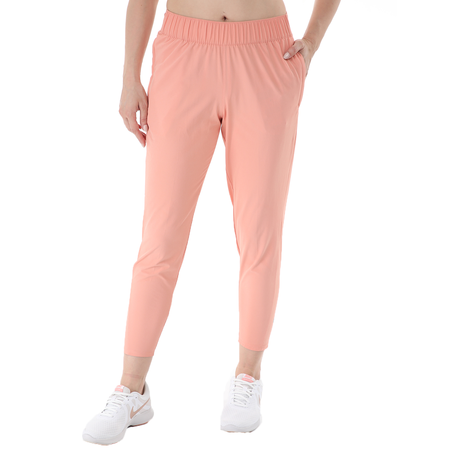Γυναικεία/Ρούχα/Αθλητικά/Φόρμες NIKE - Γυναικείο παντελόνι φόρμας Nike NK ESSNTL PANT 7_8 ροζ