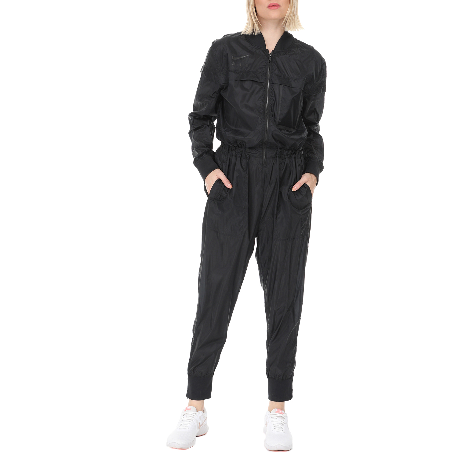 Γυναικεία/Ρούχα/Αθλητικά/Φόρμες NIKE - Γυναικεία ολόσωμη φόρμα Nike NSW JUMPSUIT FTR AIR μαύρη