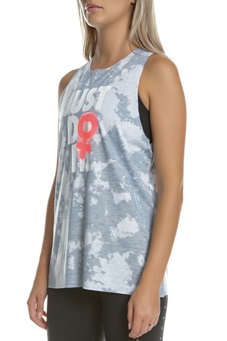 NIKE-Γυναικείο αμάνικο μπλουζάκι Nike Rebel γκρι