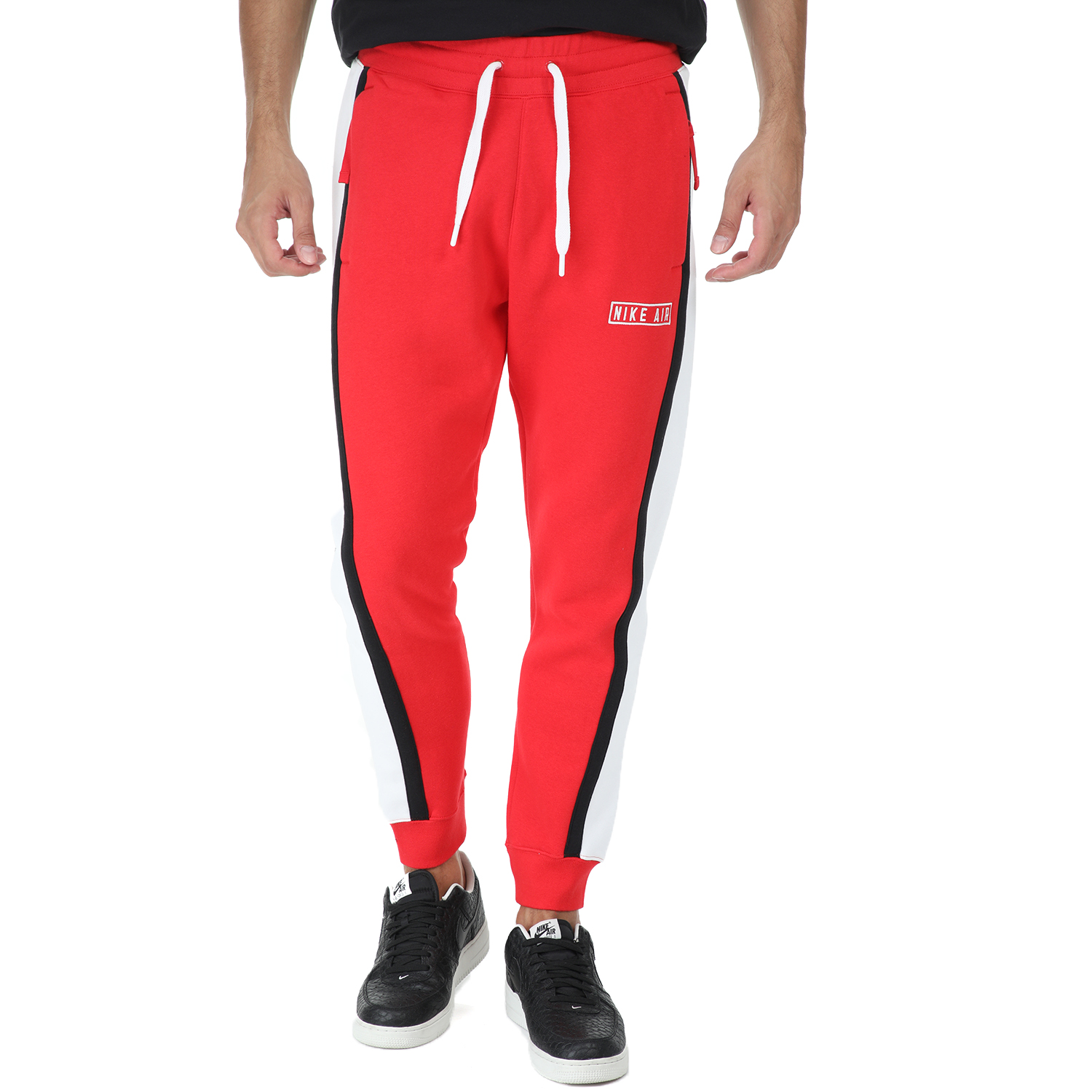 Ανδρικά/Ρούχα/Αθλητικά/Φόρμες NIKE - Ανδρικό παντελόνι φόρμας NIKE AIR κόκκινο
