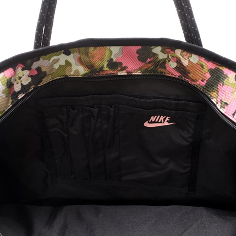 NIKE-Γυναικεία αθλητική τσάντα ώμου NIKE AF-1 TOTE - FA19 AOP μαύρη ροζ