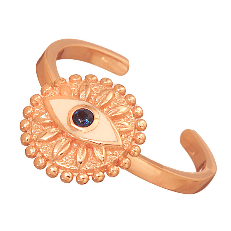 JEWELTUDE Γυναικείο δαχτυλίδι JEWELTUDE από ροζ επιχρυσωμένο ασήμι
