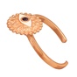 JEWELTUDE-Γυναικείο δαχτυλίδι JEWELTUDE από ροζ επιχρυσωμένο ασήμι 