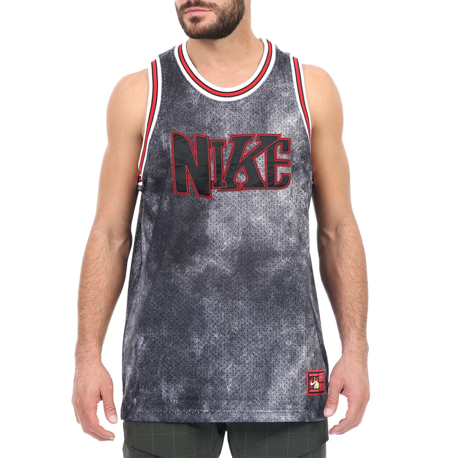 NIKE Ανδρικό φανελάκι μπάκετ NIKE DRY DNA JERSEY KMA γκρι