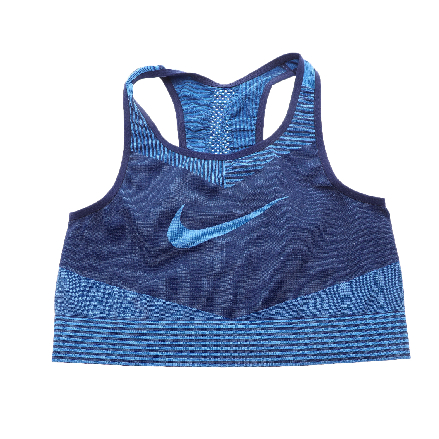 Παιδικά/Girls/Ρούχα/Αθλητικά NIKE - Παιδικό αθλητικό μπουστάκι NIKE FENOM SEAMLESS BRA μπλε