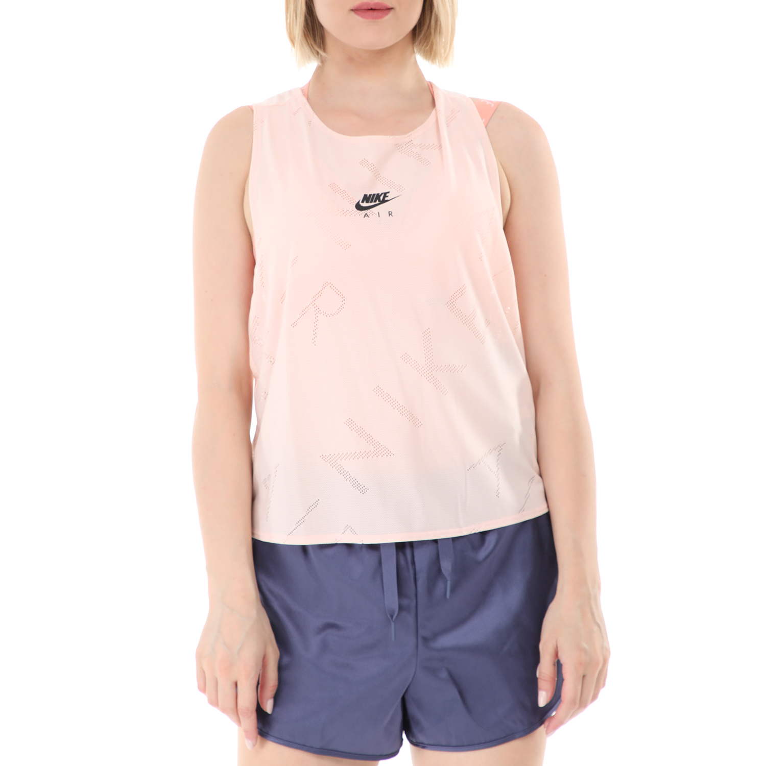 Γυναικεία/Ρούχα/Αθλητικά/T-shirt-Τοπ NIKE - Γυναικείο αθλητικό τοπ NIKE TANK AIR ροζ