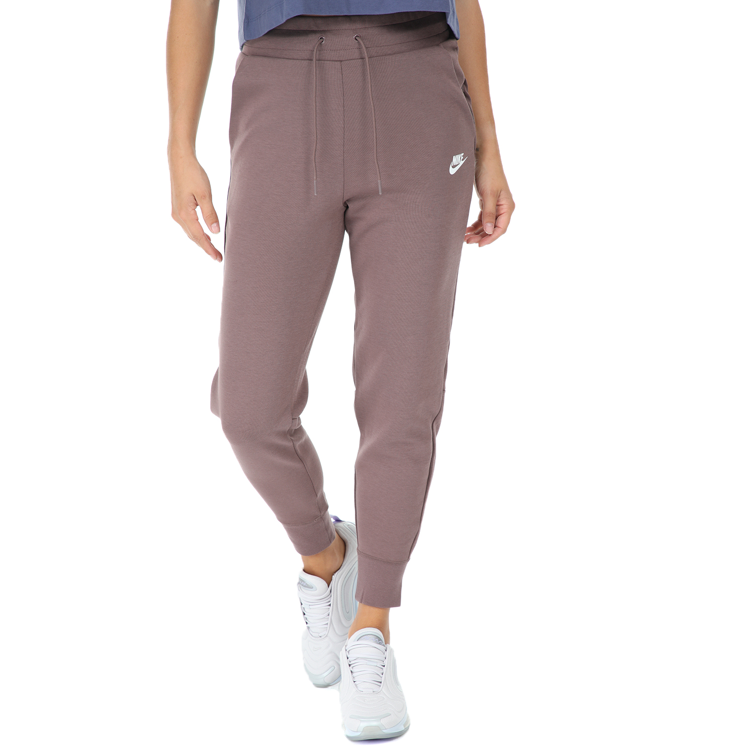 Γυναικεία/Ρούχα/Αθλητικά/Φόρμες NIKE - Γυναικείο παντελόνι φόρμας Nike NSW TCH FLC μοβ