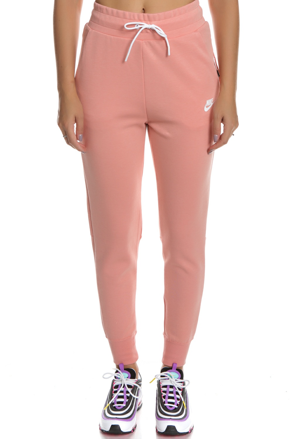 NIKE - Γυναικείο παντελόνι φόρμας NIKE NSW TCH FLC ροζ Γυναικεία/Ρούχα/Αθλητικά/Φόρμες