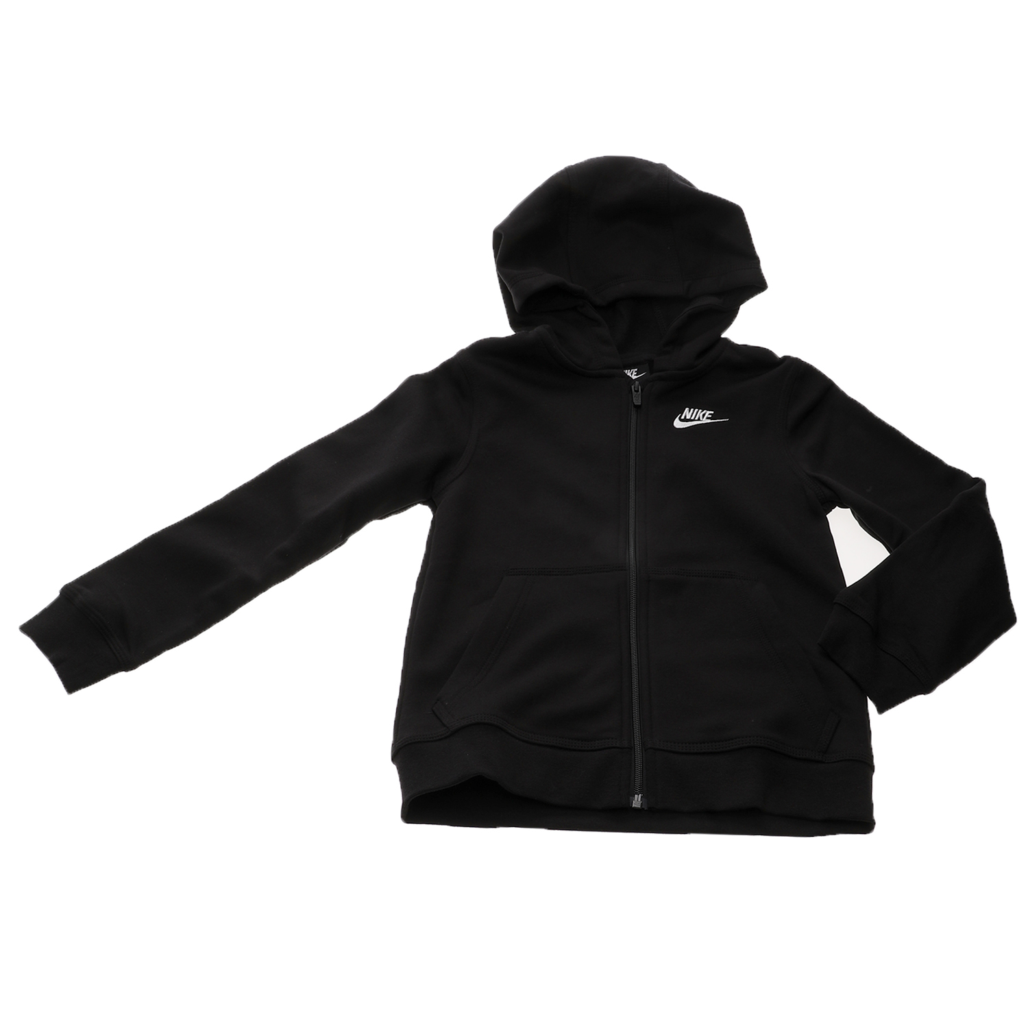 Παιδικά/Boys/Ρούχα/Αθλητικά NIKE - Παιδική φούτερ ζακέτα Nike NSW HOODIE FZ CLUB μαύρη