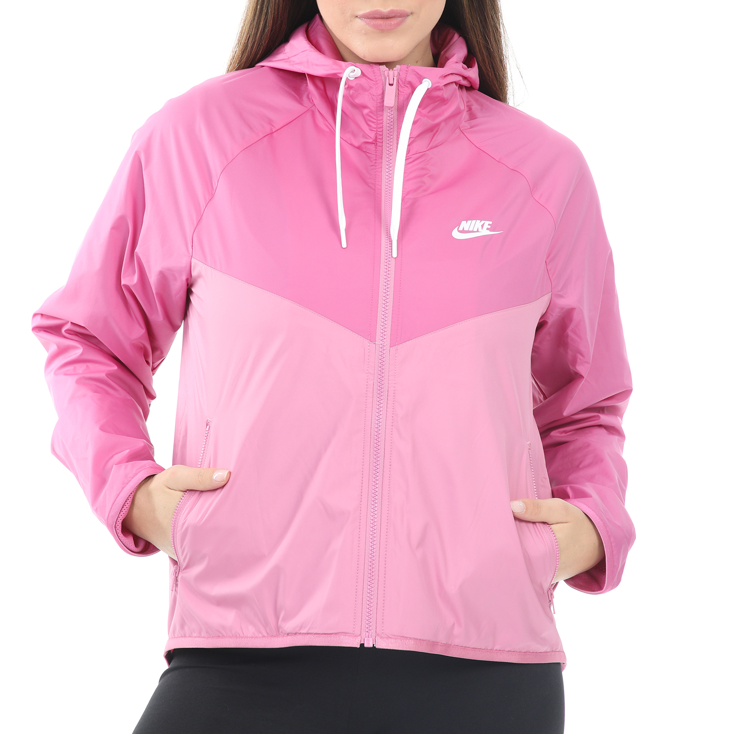 Γυναικεία/Ρούχα/Πανωφόρια/Τζάκετς NIKE - Γυναικείο τζάκετ Nike Sportswear Windrunner ροζ