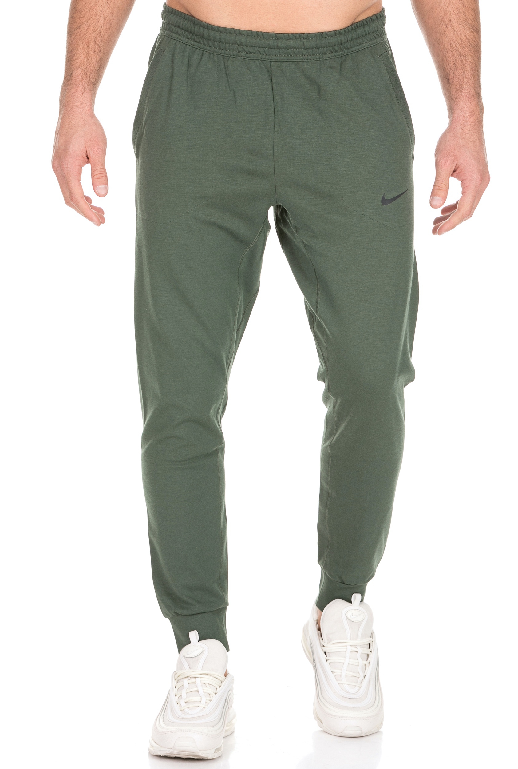 NIKE - Ανδρικό παντελόνι φόρμας NIKE NSW TCH PCK πράσινο