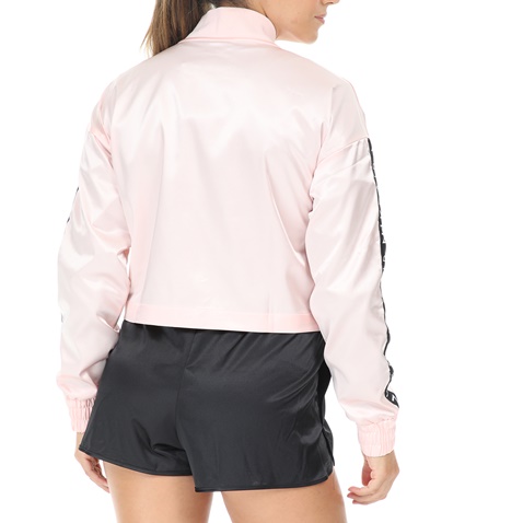 NIKE-Γυναικείο μπουφάν NIKE NSW AIR TRK  SATIN ροζ