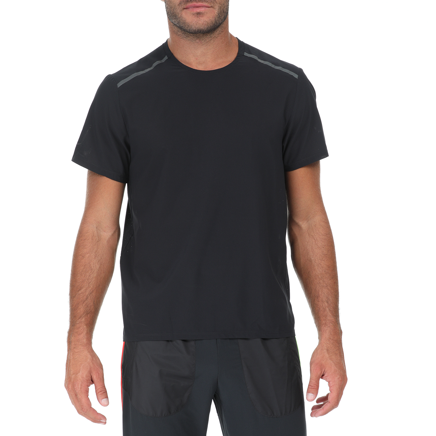 Ανδρικά/Ρούχα/Αθλητικά/T-shirt NIKE - Ανδρικό t-shirt NIKE TCH PCK SS TOP μαύρο