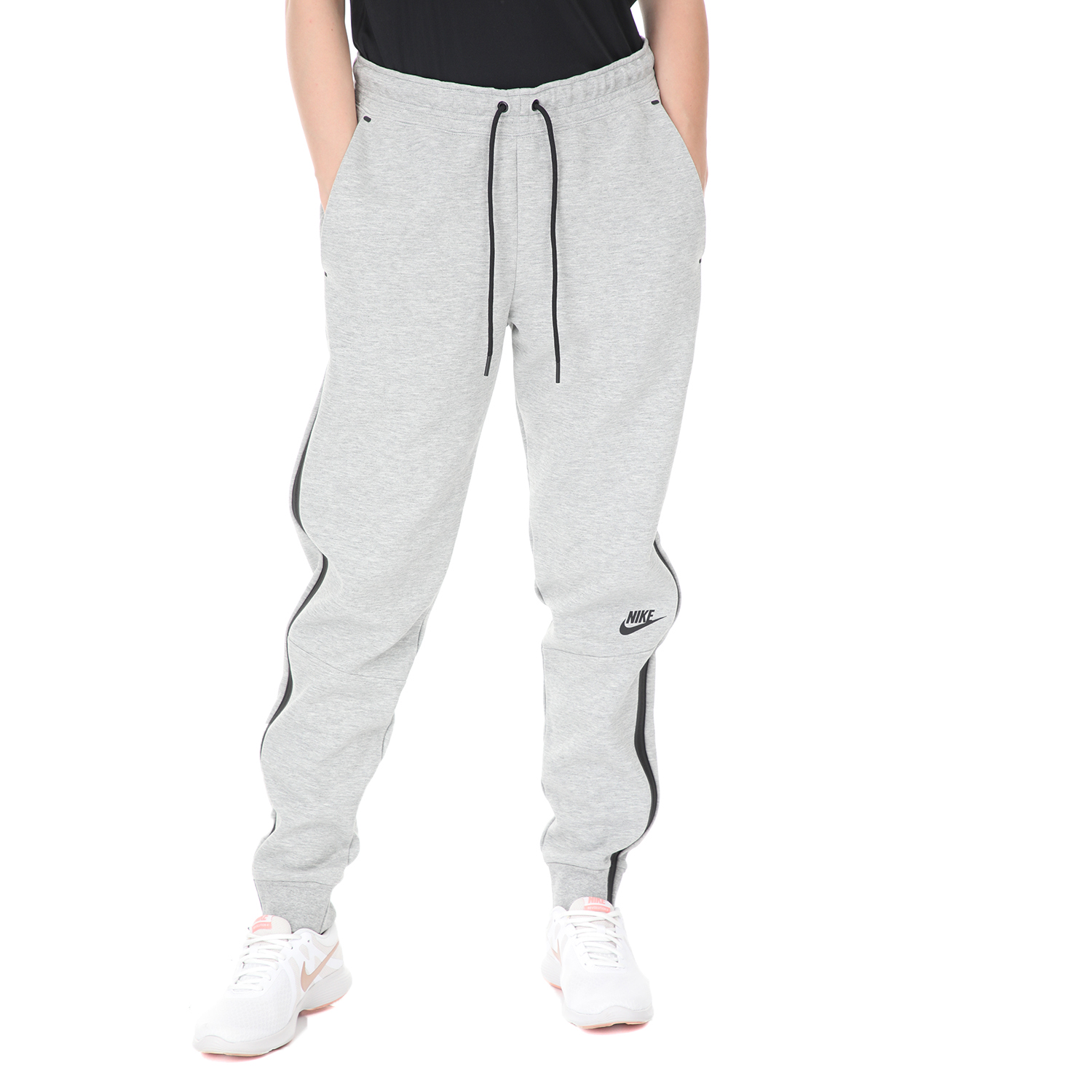 Γυναικεία/Ρούχα/Αθλητικά/Φόρμες NIKE - Παντελόνι φόρμας Nike NSW TCH FLC PANT REIMAG μαύρο