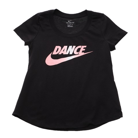 NIKE-Παιδικό t-shirt Nike NSW TEE SCOOP DANCE SWOOSH μαύρο