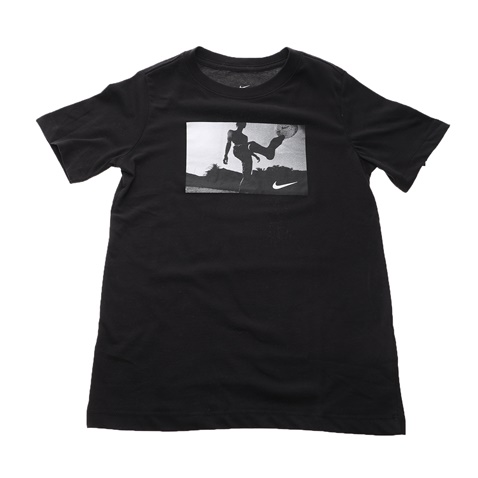 NIKE-Παιδικό t-shirt NIKE DRY TEE DFC SOCCER PHOTO μαύρο