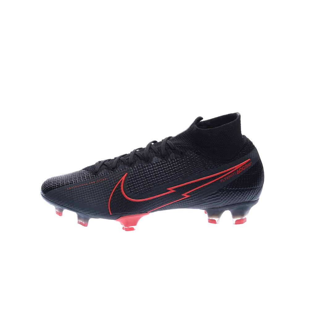 NIKE Unisex παπούτσια football NIKE SUPERFLY 7 ELITE FG μαύρα κόκκινα