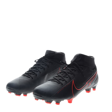 NIKE-Unisex παπούτσια football ΝΙΚΕ SUPERFLY 7 ACADEMY FG/MG μαύρα