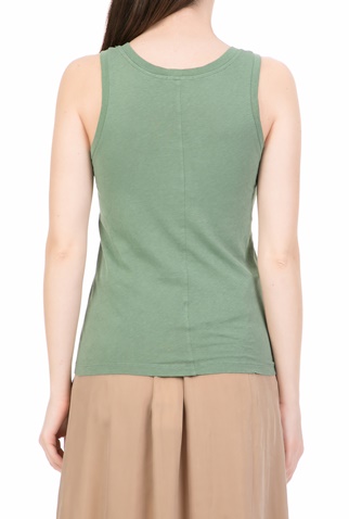AMERICAN VINTAGE-Γυναικεία αμάνικη μπλούζα AMERICAN VINTAGE πράσινη