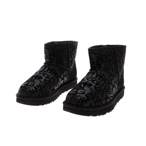 ugg classic mini sparkle graffiti boot