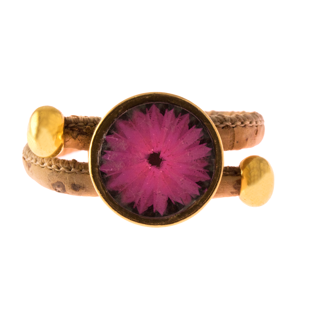 Γυναικεία/Αξεσουάρ/Κοσμήματα/Δαχτυλίδια APOXYLO - Γυναικείο δαχτυλίδι από μέταλλο LILAC SHADOW SWAROVSKI APOXYLO μοβ