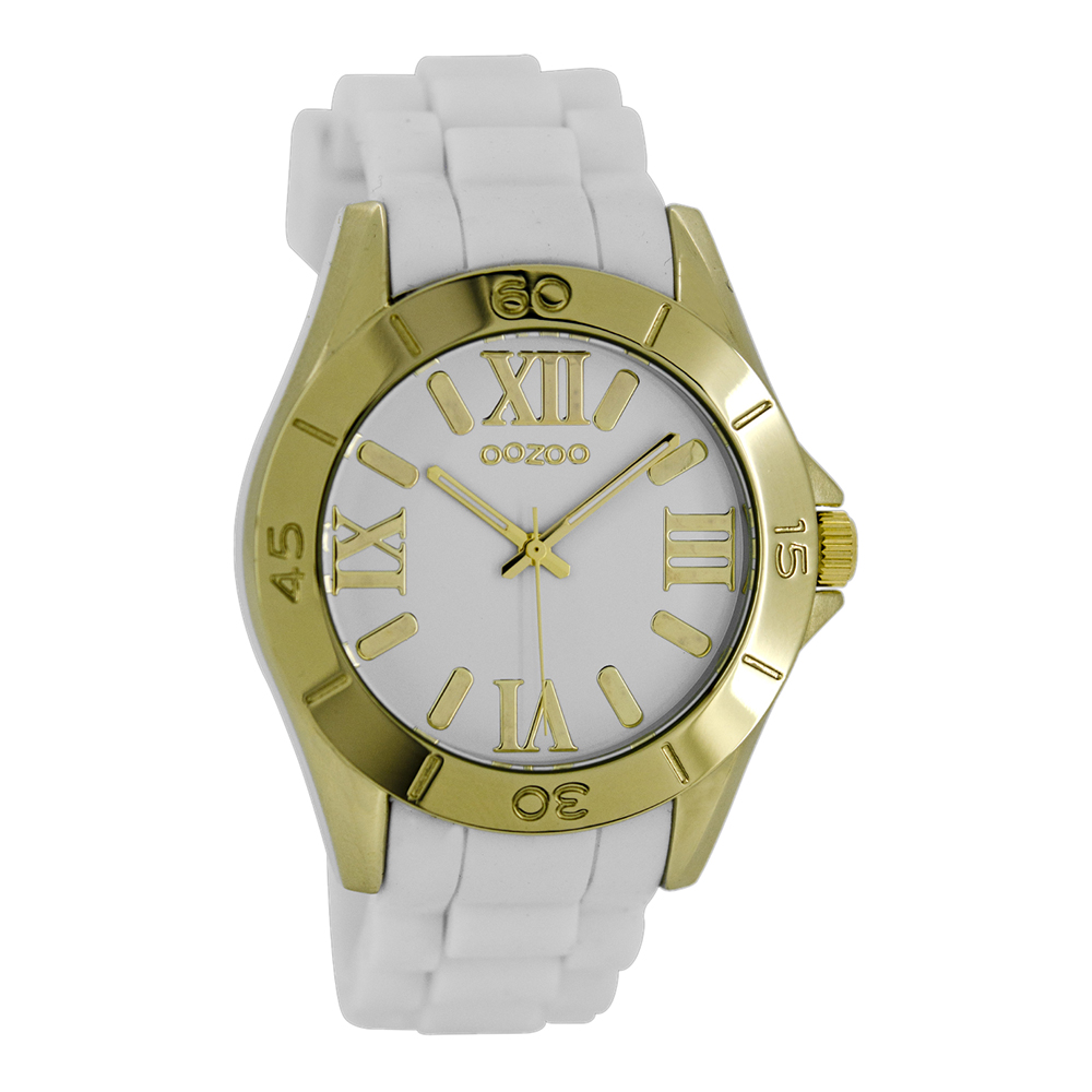 OOZOO Γυναικείο ρολόι OOZOO TIMEPIECES λευκό