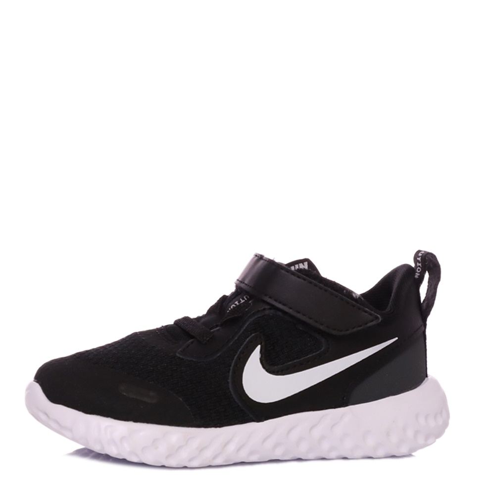 NIKE – Βρεφικά παπούτσια NIKE REVOLUTION 5 (TDV) μαύρα