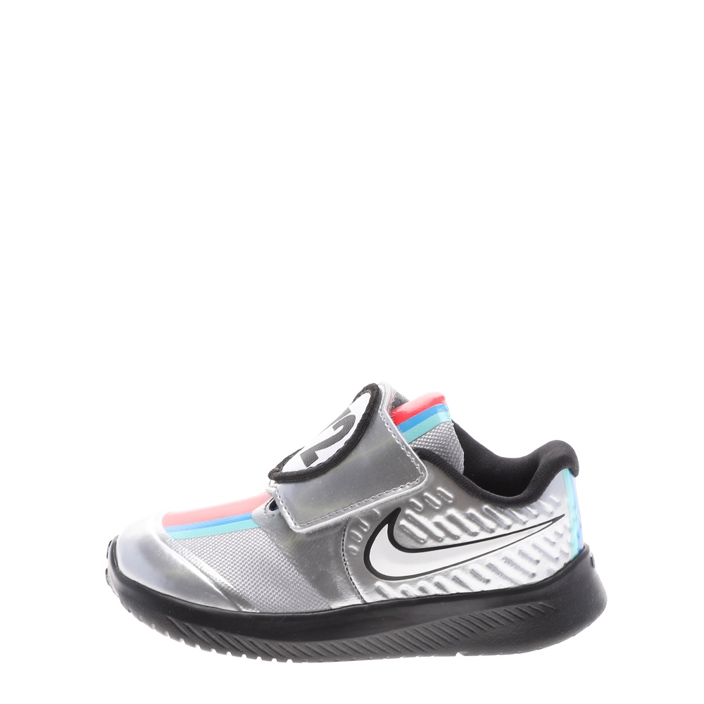 NIKE – Βρεφικά αθλητικά παπούτσια NIKE STAR RUNNER 2 AUTO (TDV) ασημί