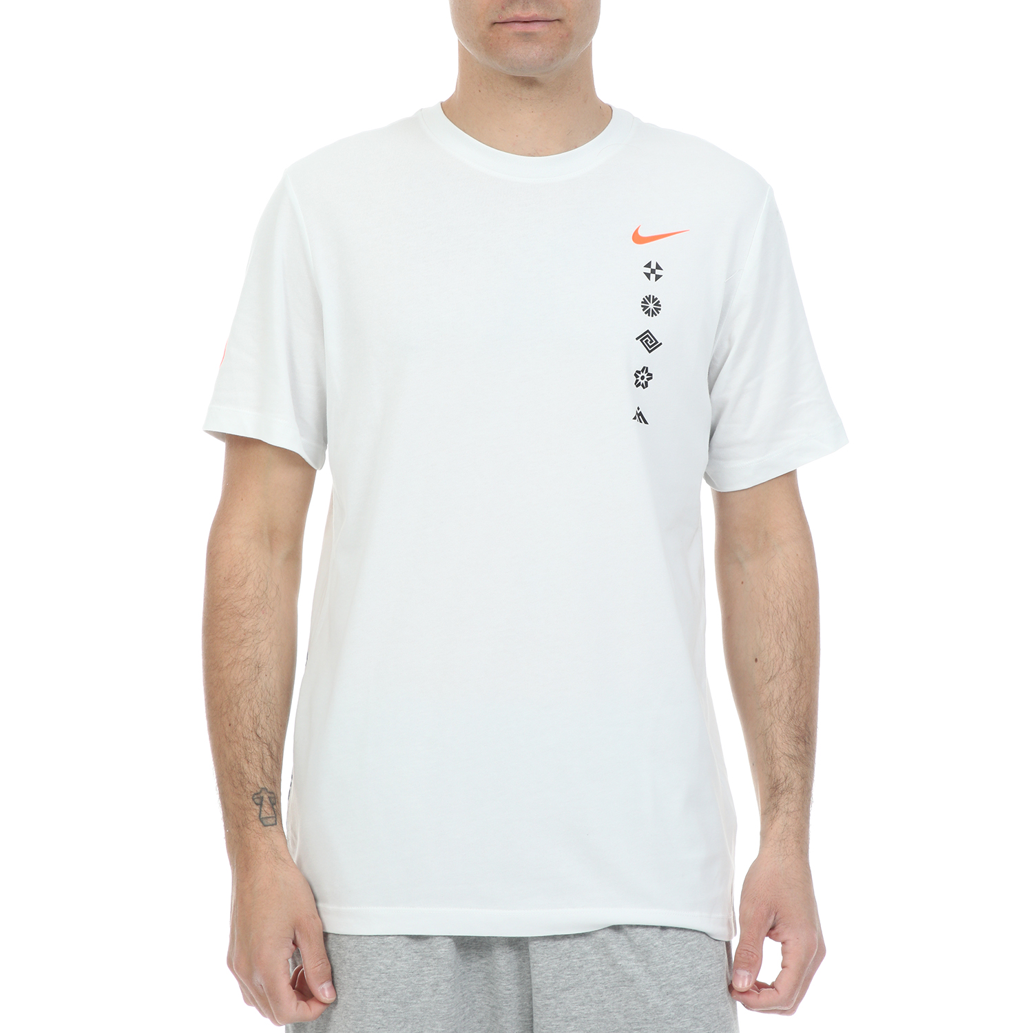 Ανδρικά/Ρούχα/Αθλητικά/T-shirt NIKE - Ανδρικό t-shirt NIKE DRY TEE HAKONE EKIDEN λευκό