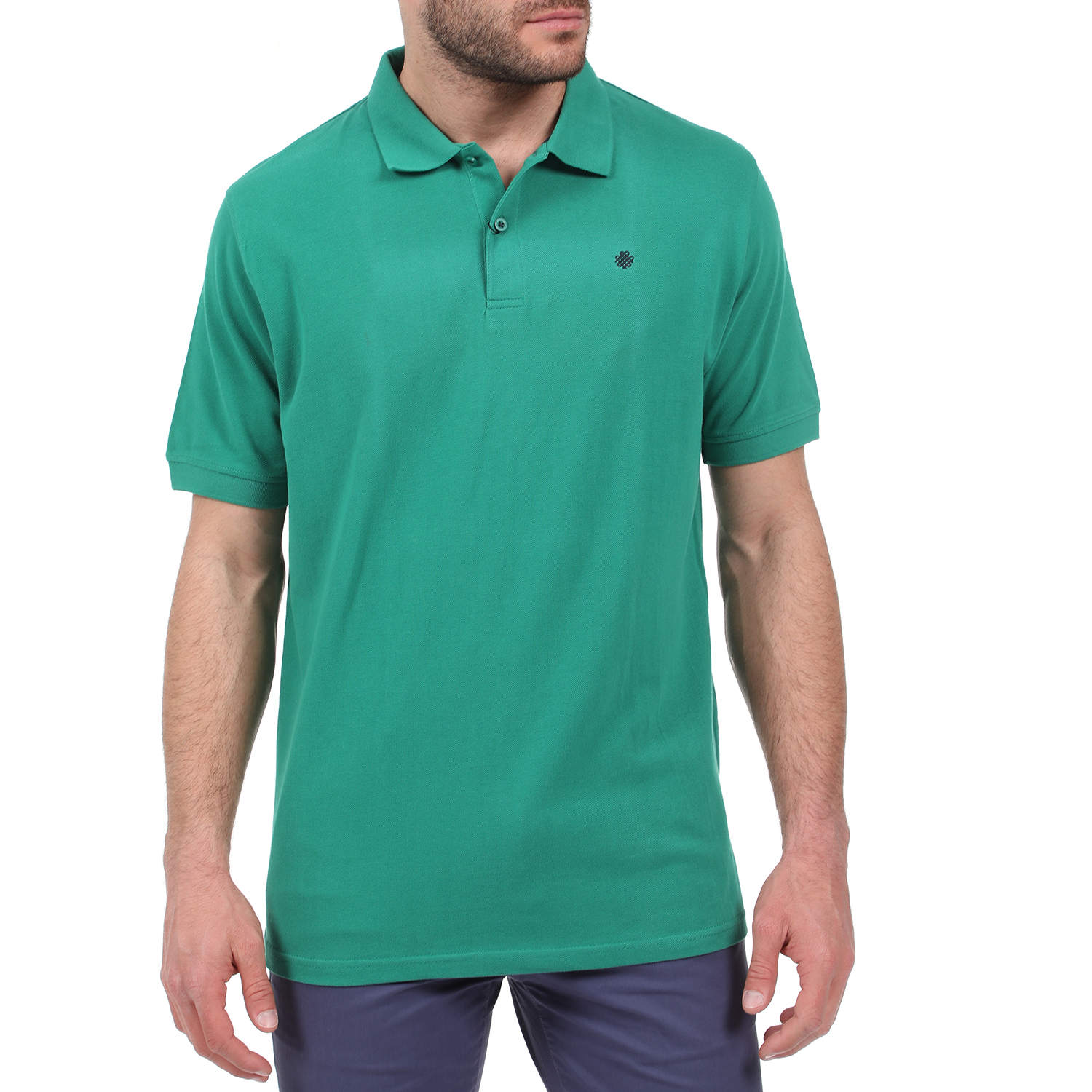 DORS Ανδρική polo μπλούζα DORS πράσινη