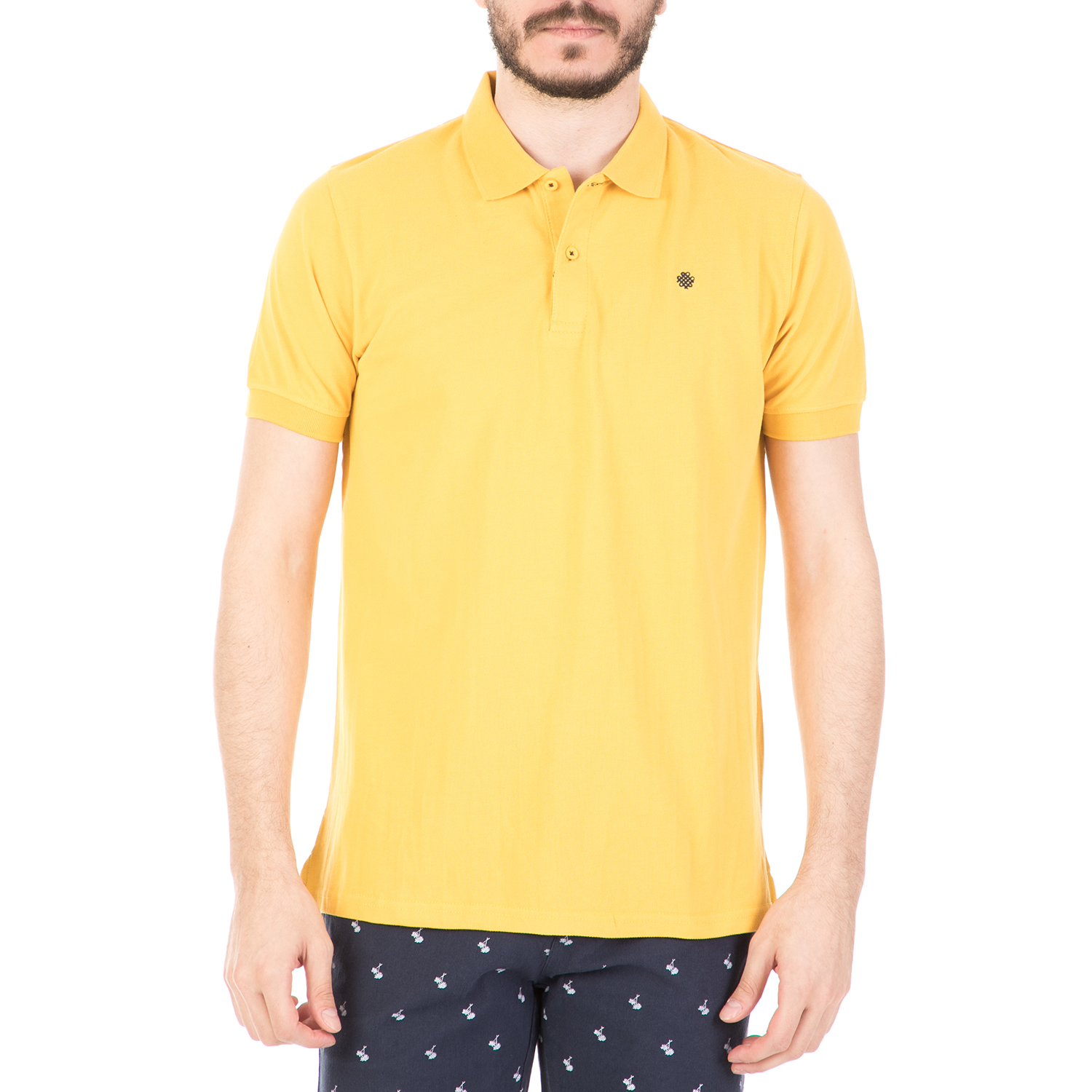 Ανδρικά/Ρούχα/Μπλούζες/Πόλο DORS - Ανδρική μπλούζα DORS κίτρινη