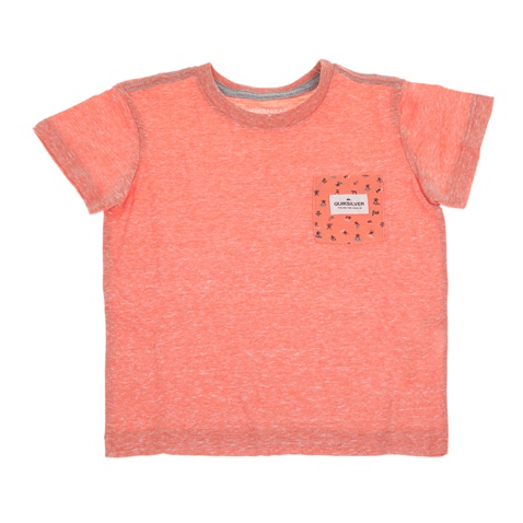 QUIKSILVER-Παιδική κοντομάνικη μπλούζα QUIKSILVER SERIOUS JOU JOU πορτοκαλί