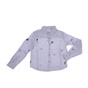 SAM 0-13-Παιδικό μακρυμάνικο πουκάμισο με κέντημα SAM 0-13 ριγέ