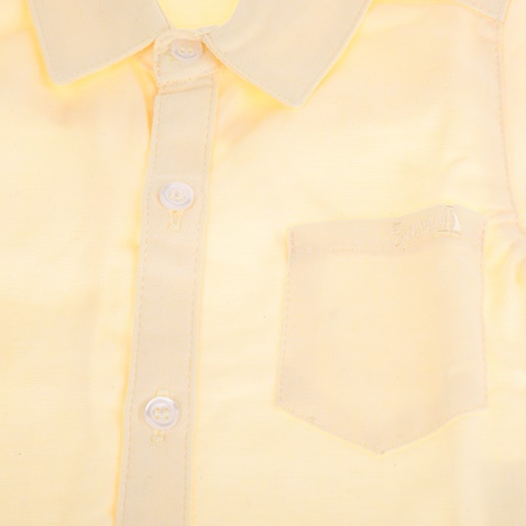 SAM 0-13-Βρεφικό πουκάμισο SAM 0-13 κίτρινο