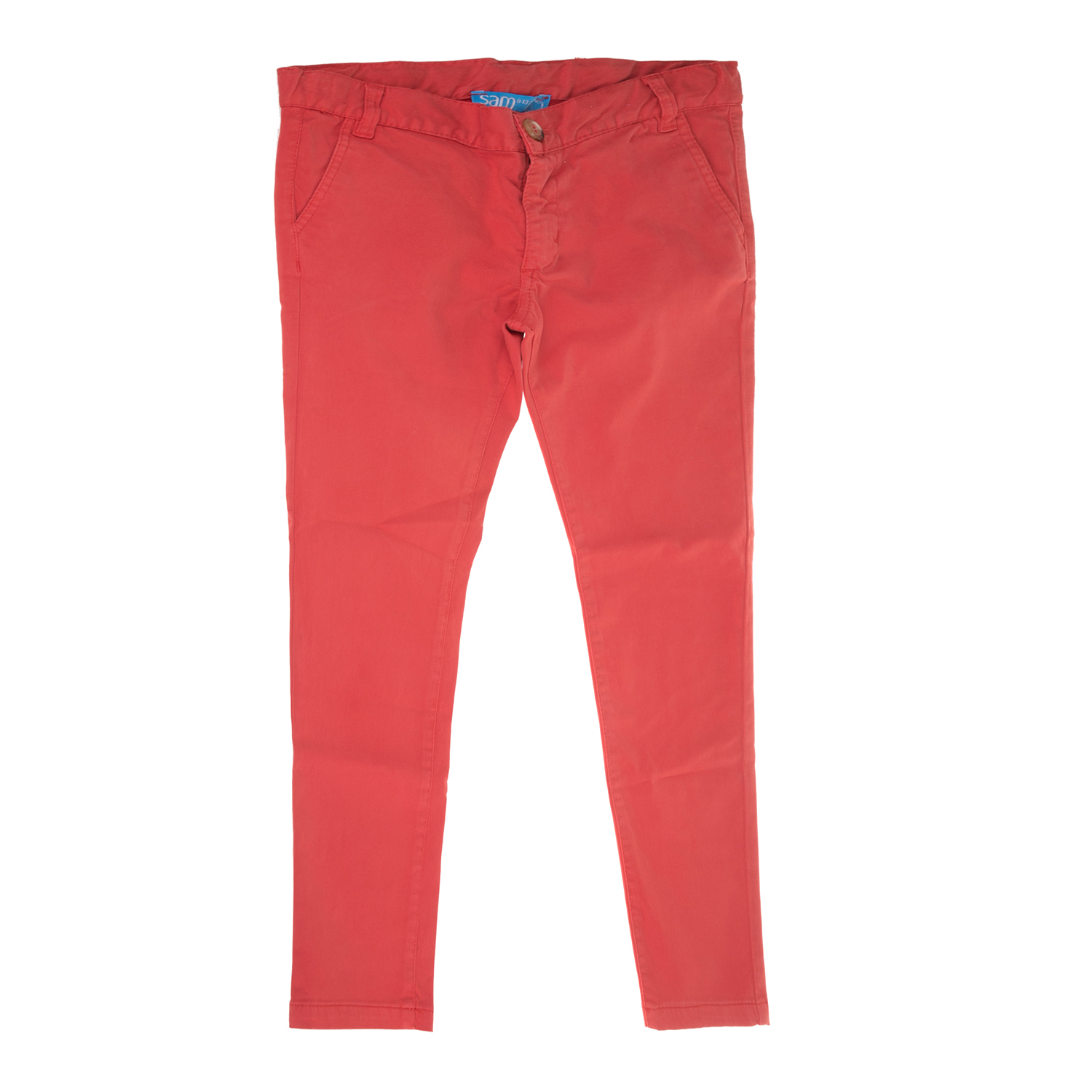 Παιδικά/Boys/Ρούχα/Παντελόνια SAM 0-13 - Παιδικό παντελόνι για μεγάλα αγόρια SAM 0-13 κόκκινο