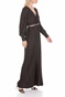 NENETTE-Γυναικείο μάξι φόρεμα NENETTE ALCIDE ριγέ