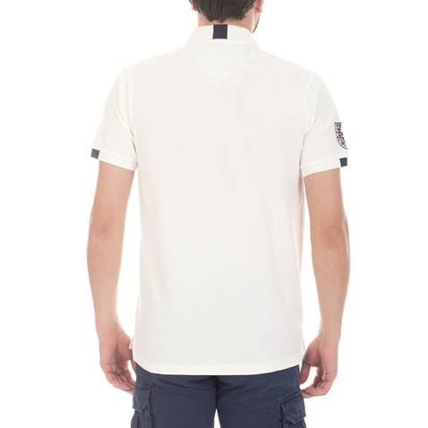 BATTERY-Ανδρική μπλούζα BATTERY λευκή