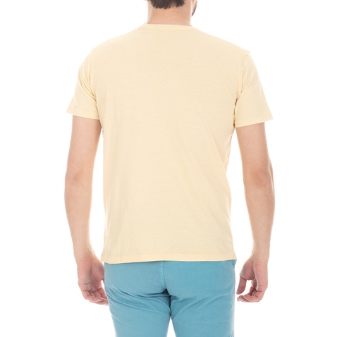 BATTERY-Ανδρική μπλούζα BATTERY κίτρινη