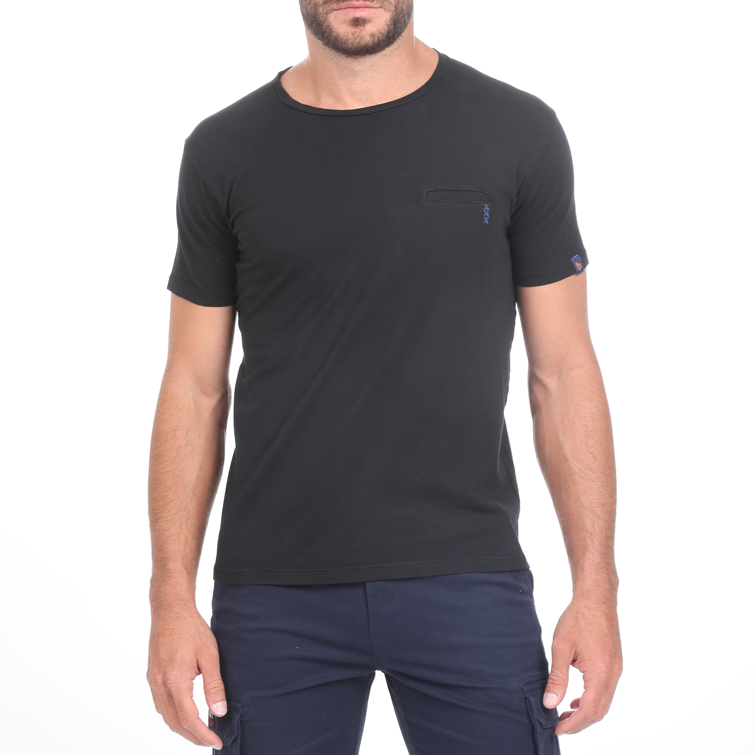 Ανδρικά/Ρούχα/Μπλούζες/Κοντομάνικες BATTERY - Ανδρικό t-shirt BATTERY μαύρο