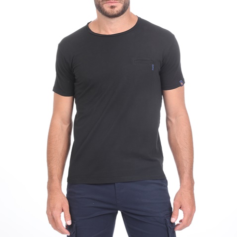 BATTERY-Ανδρικό t-shirt BATTERY μαύρο
