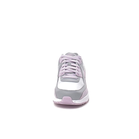 NIKE-Παιδικά παπούτσια running NIKE AIR MAX 90 LTR (GS) γκρι-ροζ
