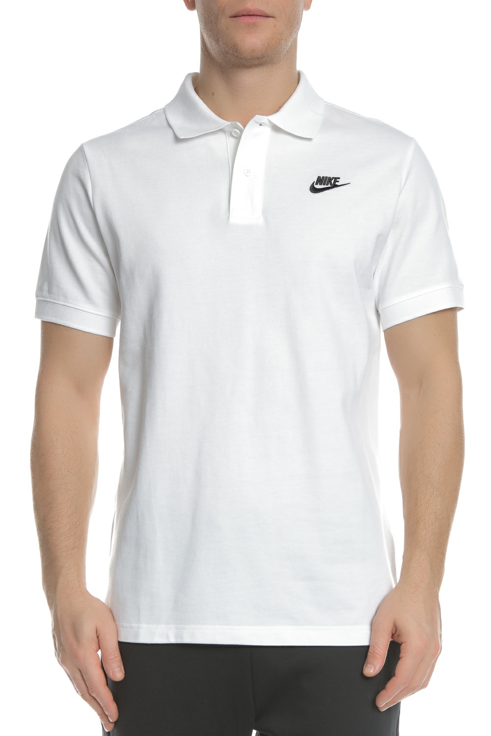 Ανδρικά/Ρούχα/Μπλούζες/Πόλο NIKE - Ανδρική πόλο μπλούζα NIKE MATCHUP PQ λευκή