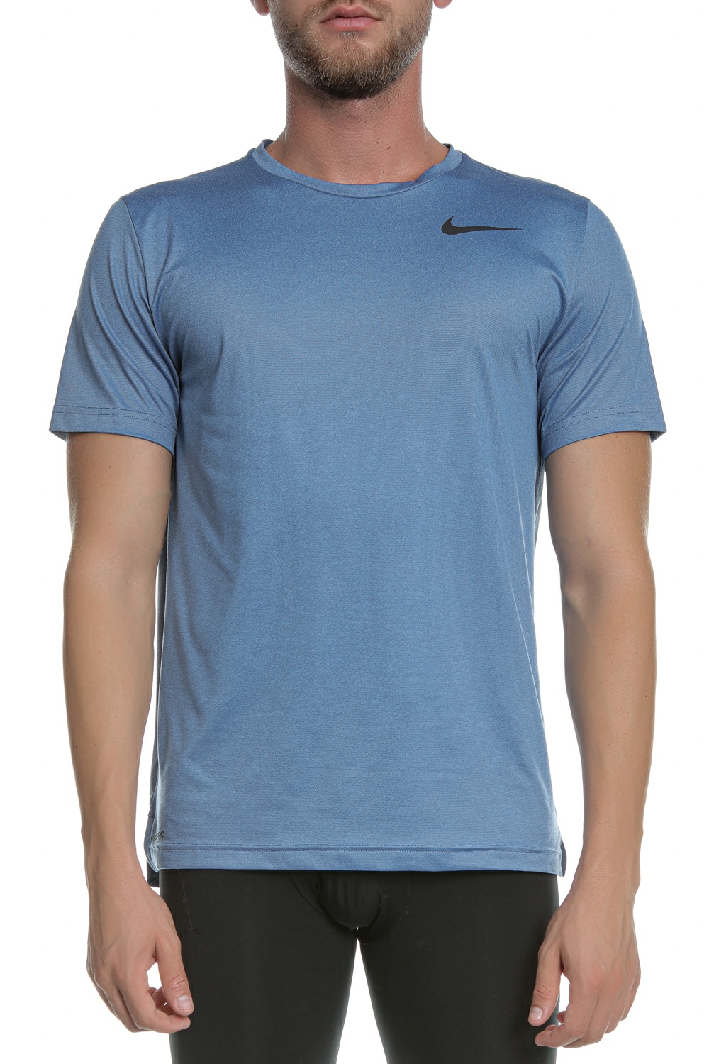 Ανδρικά/Ρούχα/Αθλητικά/T-shirt NIKE - Ανδρικό t-shirt NIKE HPR DRY μπλε