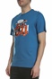NIKE-Ανδρικό t-shirt NIKE SNKR CLTR 7 μπλε